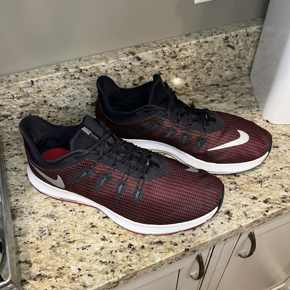 Size 10 - Nike Quest  Burgundy Oil Grey - Picture 4 of 11
